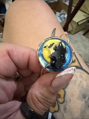 Halloween adjustable cuff bracelet